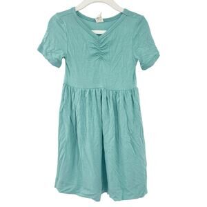 Kate Quinn Girls‎ Summer Casual Bamboo Ruched Short Sleeve Twirl Dress Size 2T